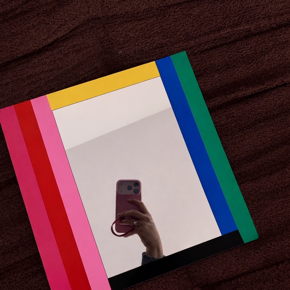 Colorful Striped Mirror